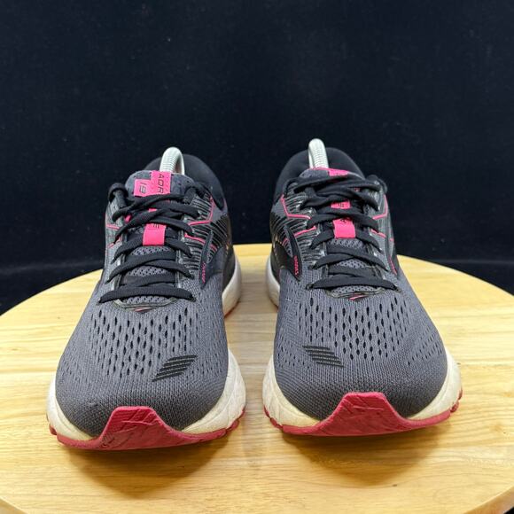 Brooks Adrenaline GTS 19 Women's Running Shoes Gray Pink 1202841B069 Size 10 B - Picture 3 of 10